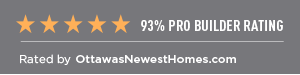 eQ Homes builder rating badge from Ottawa’s Newest Homes