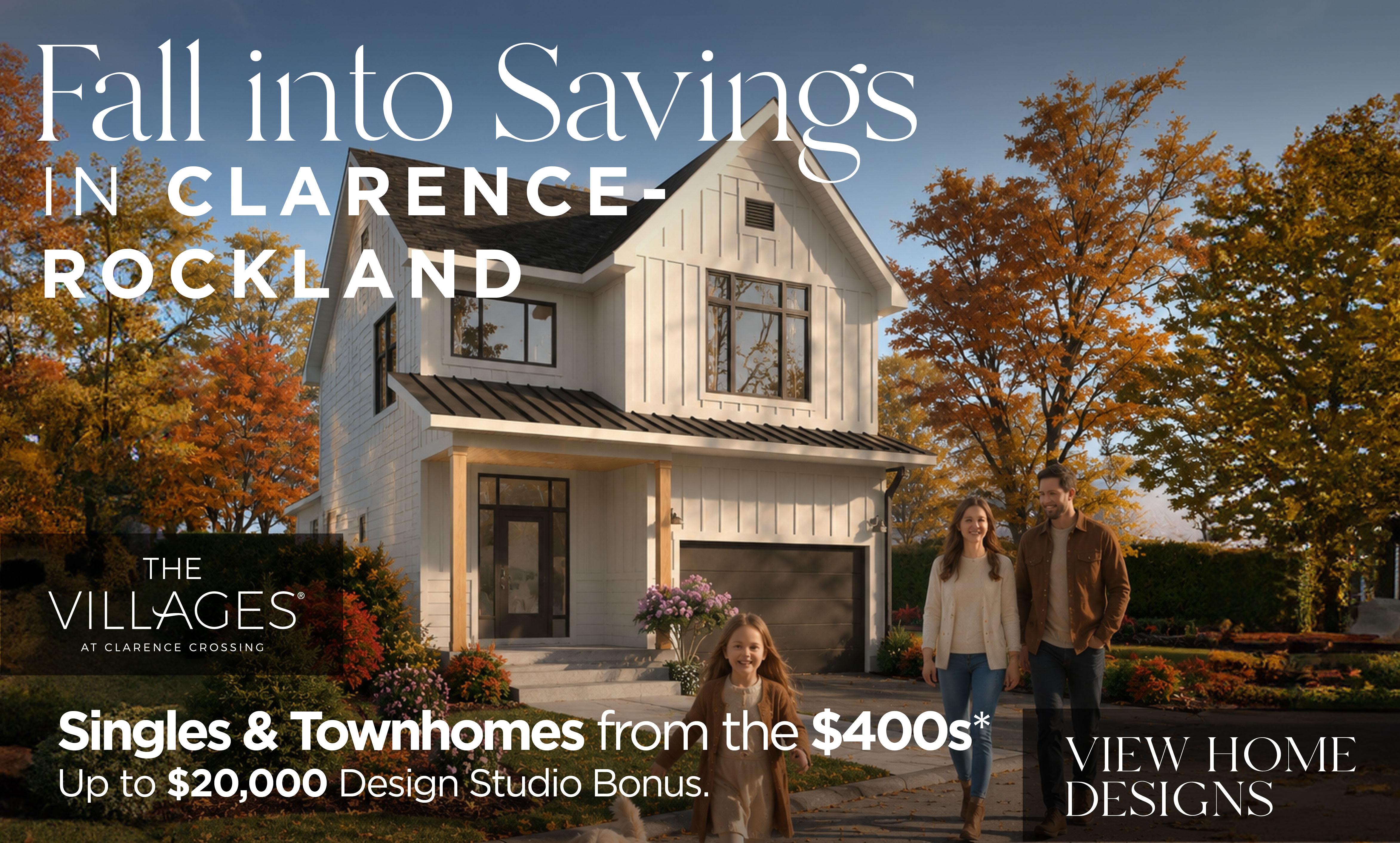 Choose the home that suits your lifestyle at The Villages at Clarence Crossing